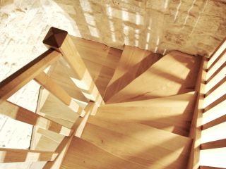 Escalier en châtaignier